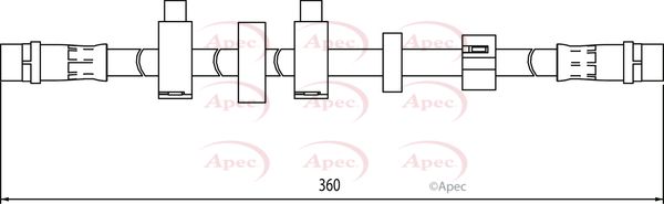 APEC Brake Hose HOS4104