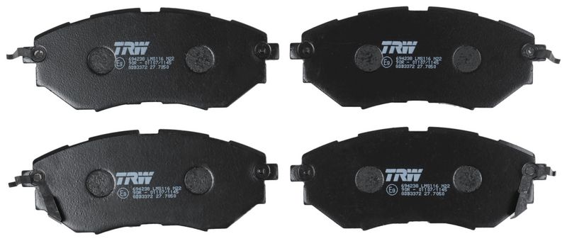 TRW GDB3372 Brake Pad Set, disc brake