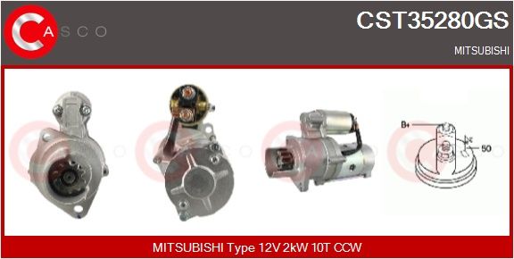 CST35280GS CASCO Motorino d'avviamento 