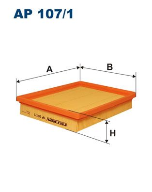 Повітряний фільтр, Filtron AP107/1