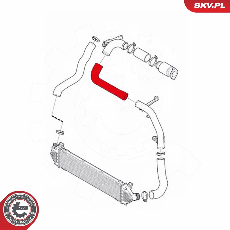 ESEN SKV 43SKV063 Charge Air Hose