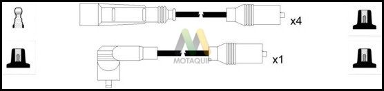 MOTAQUIP gyújtókábelkészlet LDRL1716