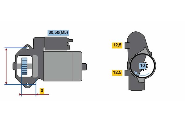 BOSCH 0 986 023 480 Starter