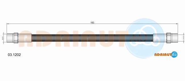Гальмівний шланг, Adriauto 03.1202