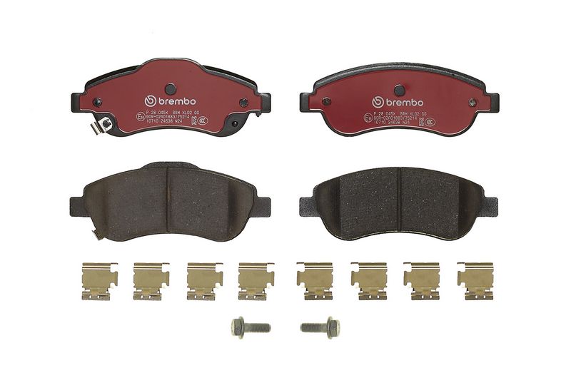 BREMBO P 28 045X Brake Pad Set, disc brake