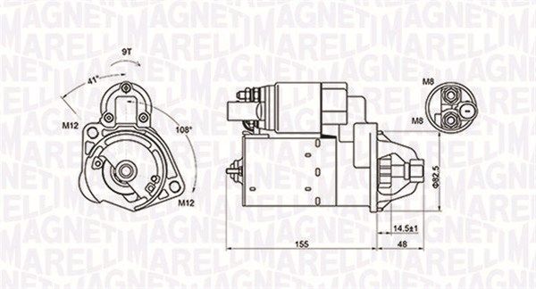 Стартер, Magneti Marelli 063721394010