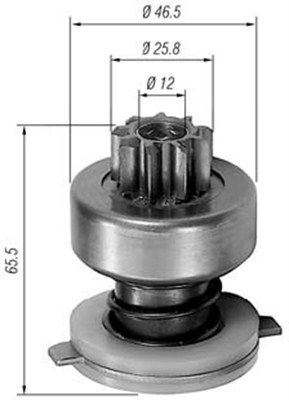 Бендикс стартера FIAT 9941467