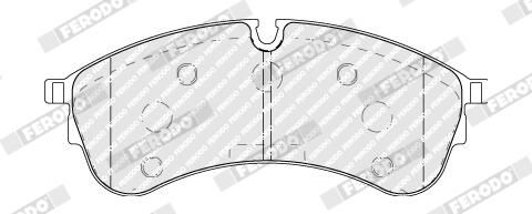 FERODO Plaquettes de frein à disque FVR5105