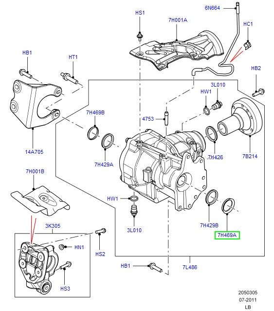 AG PARTS 5557 - Shaft Seal, differential