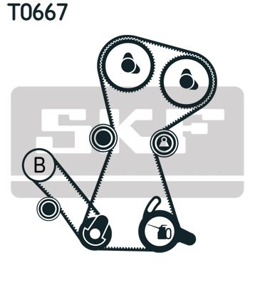 SKF VKMA 95649 Timing Belt Kit