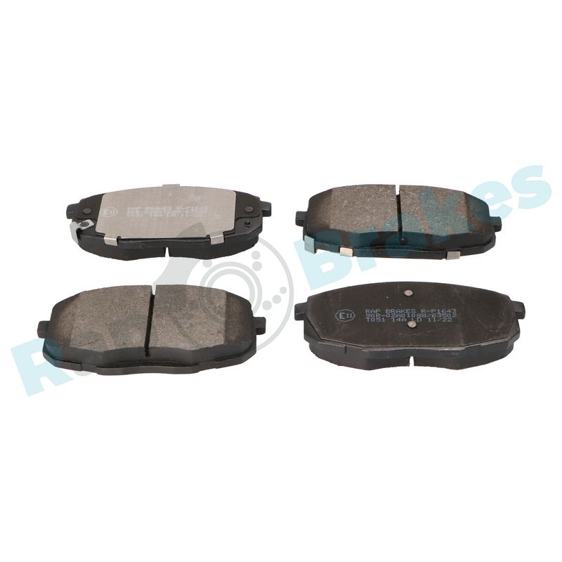 RAP BRAKES R-P1643 Brake Pad Set, disc brake
