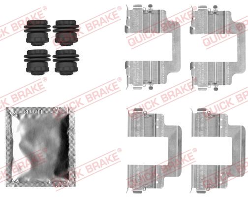Комплект приладдя, накладка дискового гальма, Quick Brake 109-1822