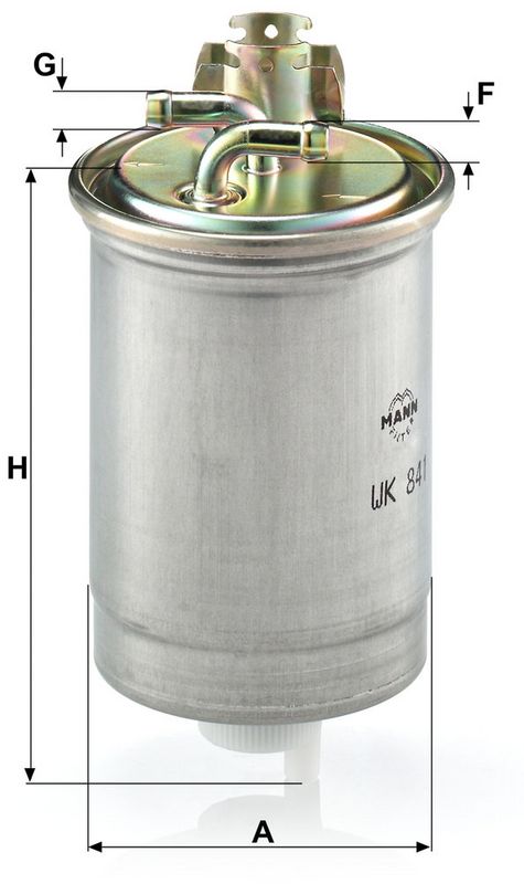 Kütusefilter, MANN-FILTER WK 841