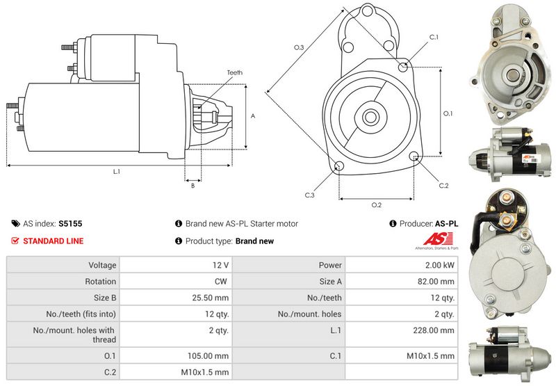 AS-PL S5155 Starter