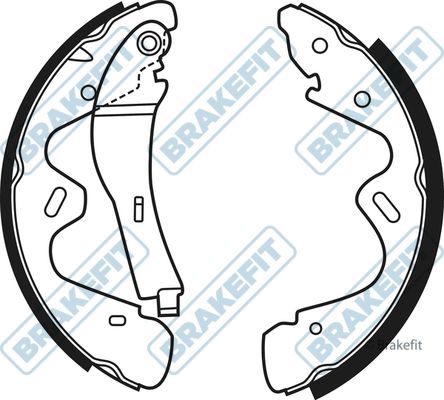 APEC Brake Shoe Set BSH1118