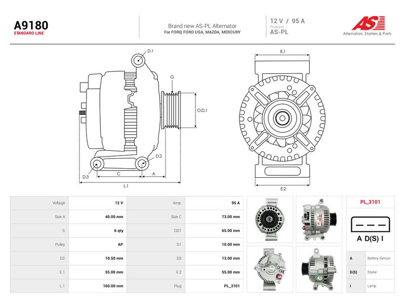 Prekės atitinka OEM kodą: F7PZ10346LA