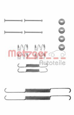 Комплект приладдя, гальмівна колодка, Metzger 1050507