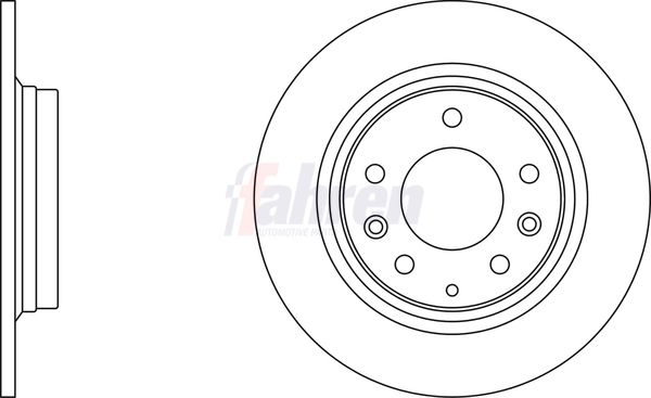 Fahren Brake Disc FBD6021