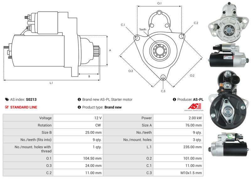 AS-PL S0213 Starter