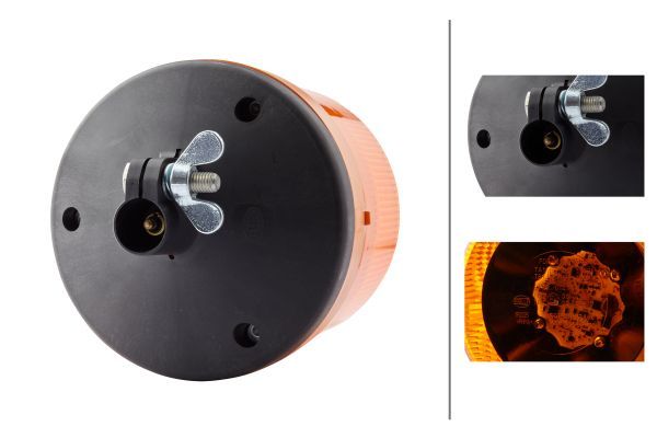 HELLA 2RL 011 484-011 Rotating Beacon
