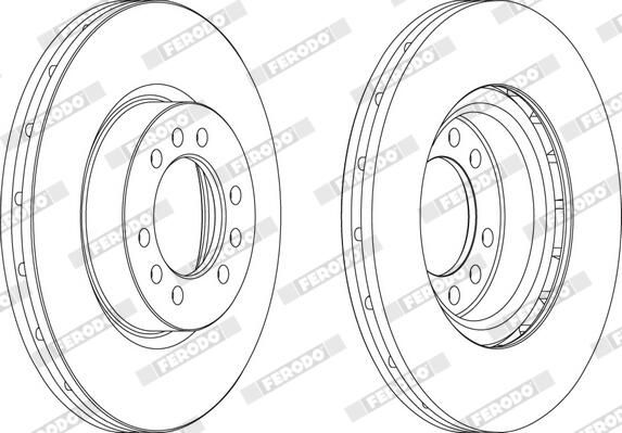 Disque+de+frein FERODO FCR235A
