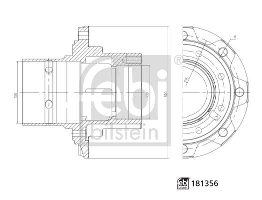 FEBI BILSTEIN kerékagy 181356