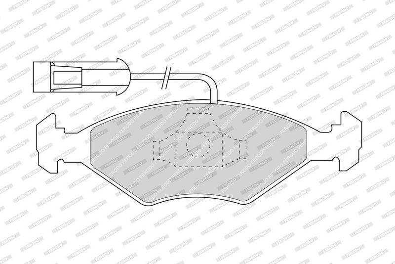 FERODO Plaquettes de frein à disque FDB912