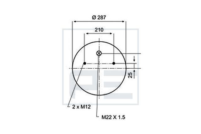 Mech, pneumatické odpružení 084.101-72A