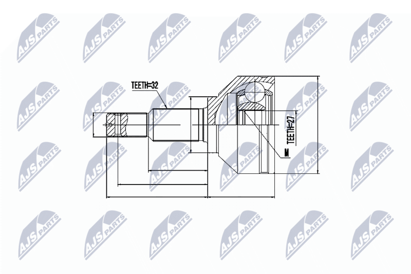 NTY NPZ-NS-055 - Joint Kit, drive shaft