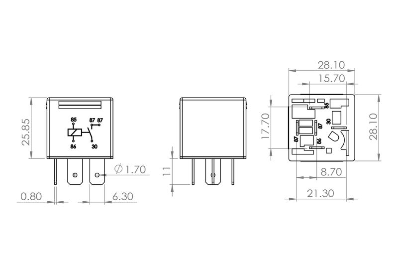 BOSCH 0 986 AH0 251 Relay, main current