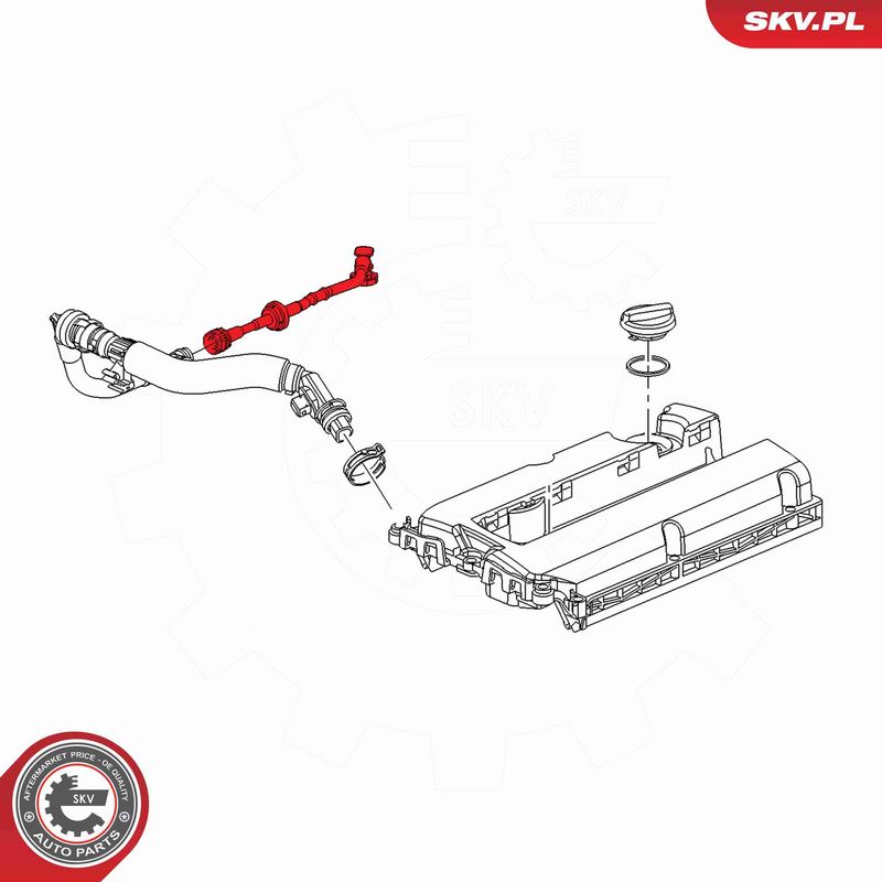 ESEN SKV 54SKV574 Valve, crankcase ventilation
