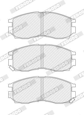 FERODO FDB764 Brake Pad Set, disc brake