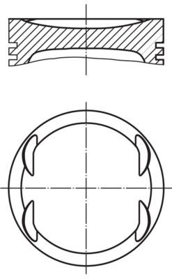 Поршень, Mahle 0157600