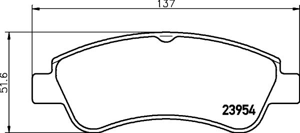 HELLA PAGID fékbetétkészlet, tárcsafék 8DB 355 011-071