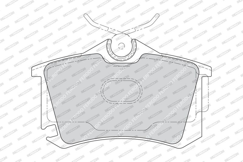 FERODO Plaquettes de frein à disque FDB1637