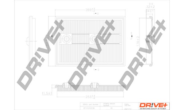 Повітряний фільтр, Dr!Ve+ DP1110.10.0190