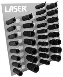 Laser Tools Complete Impact Socket Rack 1/2