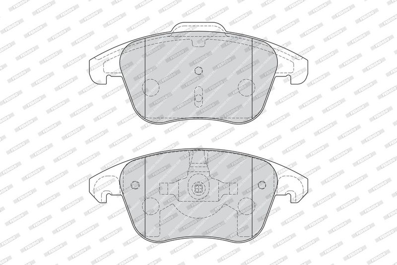 FERODO Plaquettes de frein à disque FDB1972