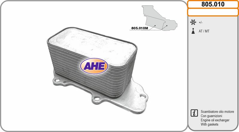 Radiateur+d'huile AHE 805.010