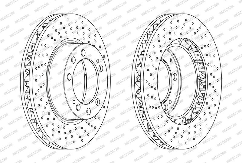 Disc frana DDF1592RC-1 FERODO