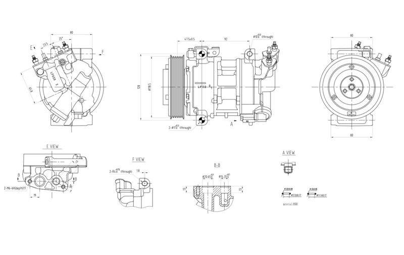 HELLA 8FK 366 201-131 Compressor, air conditioning