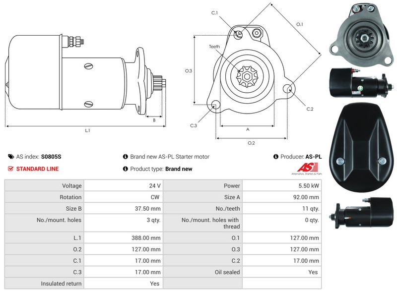 AS-PL S0805S Starter