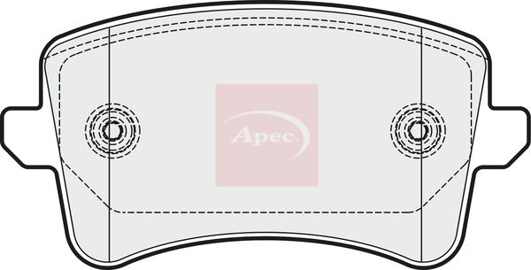 APEC Brake Pad Set, disc brake PAD1655
