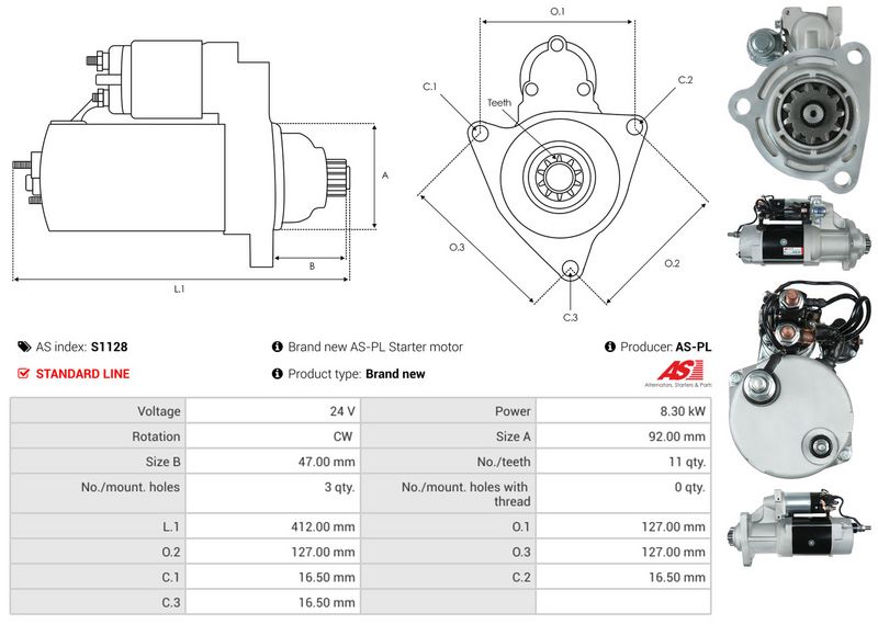 AS-PL S1128 Starter