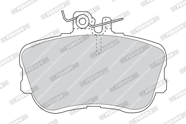 FERODO Plaquettes de frein à disque FDB854