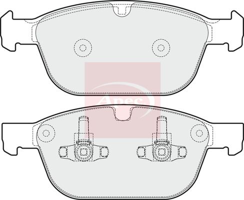 APEC Brake Pad Set, disc brake PAD1719