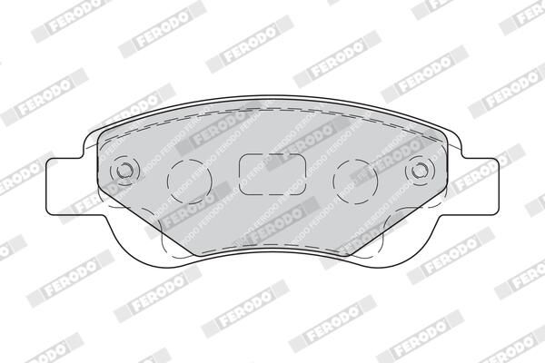 FERODO FDB1790 Brake Pad Set, disc brake