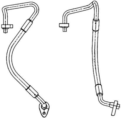 MAHLE AP 126 000P High Pressure Line, air conditioning