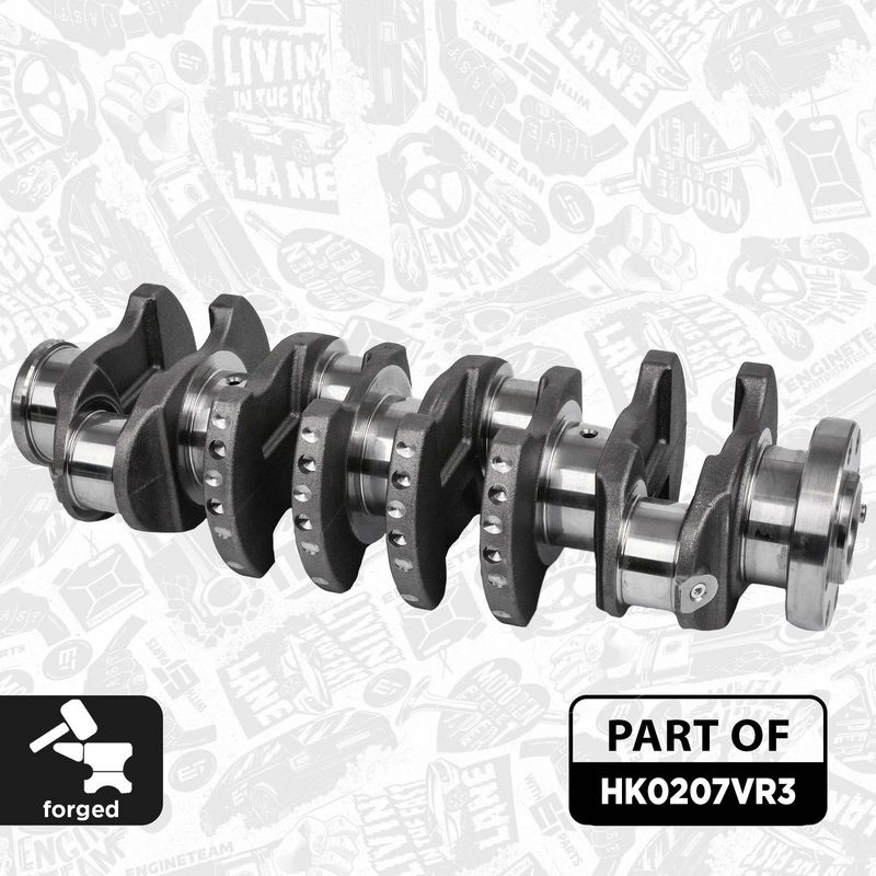 ET ENGINETEAM HK0207VR3 Repair Kit, crankshaft