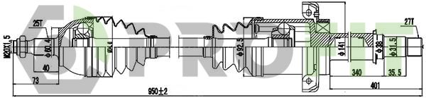 Приводний вал, Profit 2730-1319